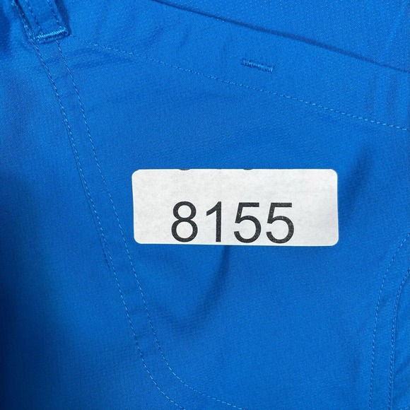 Nivo Womens 4 Golf‎ Shorts Blue Mid Rise Stretch Pockets Athletic Fit Hook&Eye - Picture 12 of 12